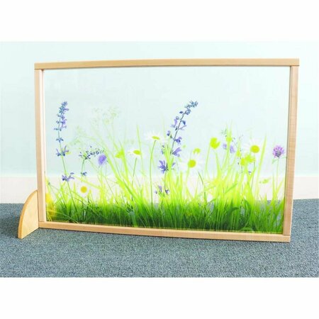 WHITNEY BROTHERS 36 in. Nature View Room Divider Panel  Clear Acrylic WB0260